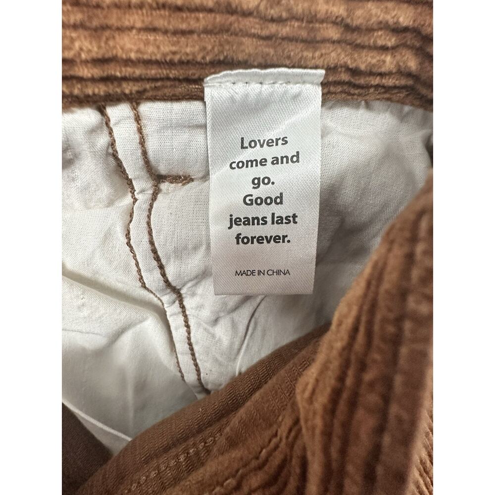 Pacsun Pants Womens Size 26 Brown Corduroy 90s Boyfriend Carpenter Baggy Grunge - Picture 8 of 13
